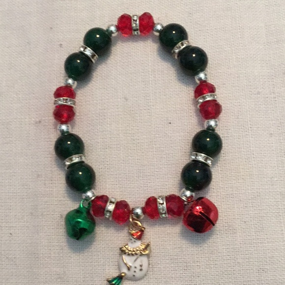 ⛄️ NWT Just So Amazing Snowman Rhinestone Elastic Bracelet Closet Must Have⛄️ - Picture 9 of 9